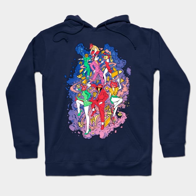 Party Animals Hoodie by rjartworks